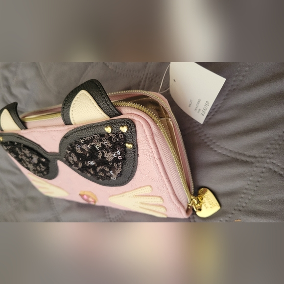 Authentic Betsy Johnson Kitty Cat Crossbody/clutch - Picture 5 of 14